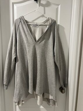 Project Social T Gray Knot Hooded Pullover